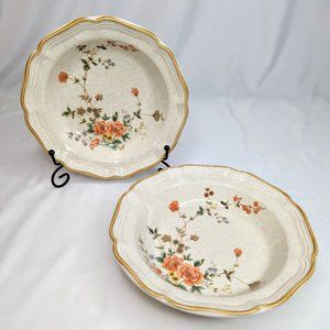 Set of 2 Mikasa Garden Club Silk Bouquet Bowls